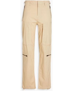 Rag & Bone Kai hose mit geradem bein aus baumwoll-ripstop - Natur