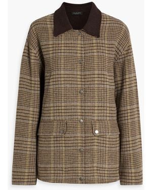 Rag & Bone Cassidy Checked Wool-Blend Jacket - Brown