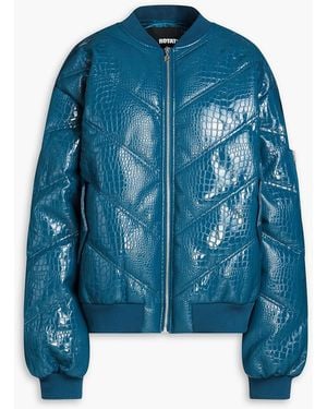 ROTATE BIRGER CHRISTENSEN Quilted bomber jacket - Blau