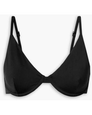 Haight Tina kunakey tina bikini-oberteil aus stretch-material - Schwarz