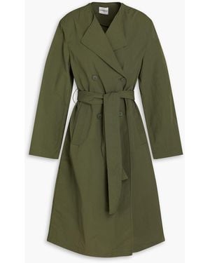 Claudie Pierlot Shell Trench Coat - Green