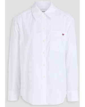 Claudie Pierlot Cotton-Poplin Shirt - White