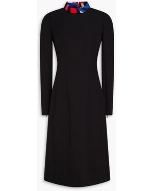 PUCCI Printed Crepe Dress - Black