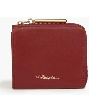3.1 Phillip Lim Leather Wallet - Red