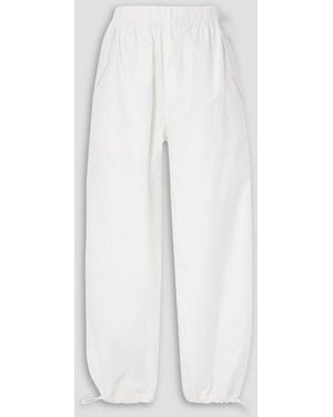 Wardrobe NYC Beach Cotton-Blend Shell Track Pants - White