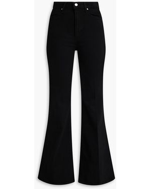 PAIGE Charlie High-Rise Flared Jeans - Black