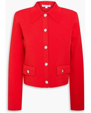 Veronica Beard Katia Knitted Jacket - Red