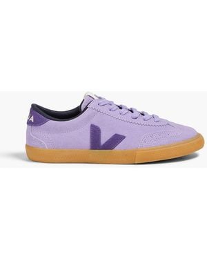 Veja Sneakers "volley" aus veloursleder - Lila