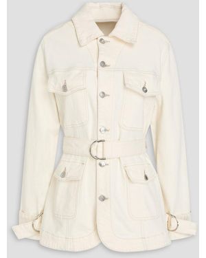 Jonathan Simkhai Leora Belted Denim Jacket - Natural