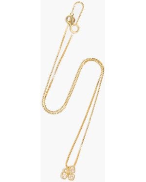 Zimmermann Tone, Faux Pearl And Crystal Necklace - Metallic