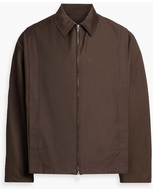 LE17SEPTEMBRE Cotton-Blend Twill Jacket - Brown