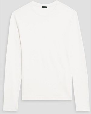 Slowear Zanone Cotton-Jersey T-Shirt - White