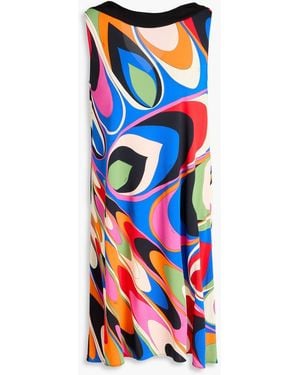 PUCCI Printed Jersey Mini Dress - Blue