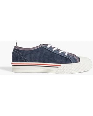 Thom Browne Collegiate Corduroy Sneakers - Blue