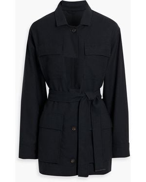 Brunello Cucinelli Wool-Twill Jacket - Black