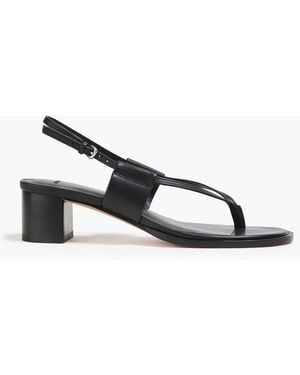 Vince Alina Leather Slingback Sandals - Black