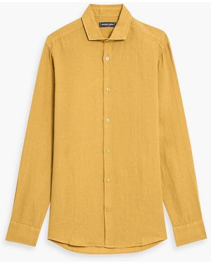 Frescobol Carioca Antonio Linen Shirt - Natural