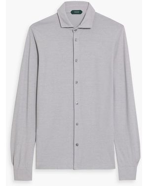 Slowear Zanone Cotton Shirt - Grey