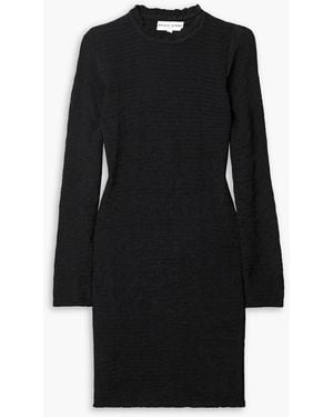 Apiece Apart Suenos gerafftes minikleid aus voile mit rüschen - Schwarz