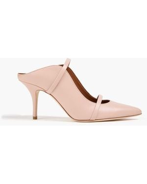 Malone Souliers Maureen 70 Leather Mules - Pink