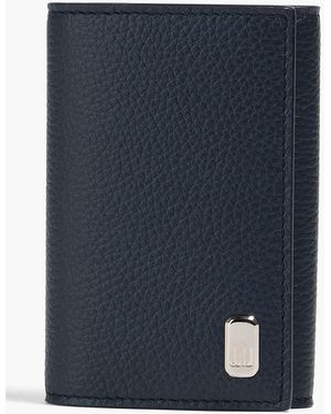 dunhill Belgrave schlüsselanhänger aus strukturiertem leder - Blau