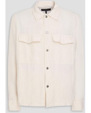Rag & Bone Angus Linen Overshirt - Natural