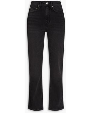 Maje High-rise Bootcut Jeans - Black
