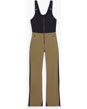 Aztech Mountain Top To Bottom Two-tone Ski Salopettes - Green