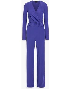 Tom Ford Knotted Jersey Jumpsuit - Blue