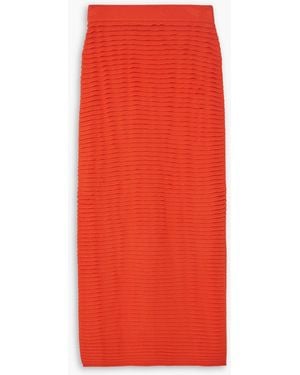 Altuzarra Mosiya Knitted Midi Skirt - Red