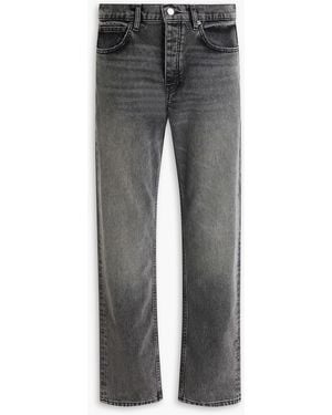 FRAME The straight jeans aus ausgewaschenem denim - Grau
