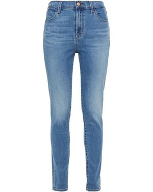 J Brand Maria High-rise Skinny Jeans - Blue