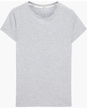 Zimmermann Mélange Cotton-Jersey T-Shirt - White