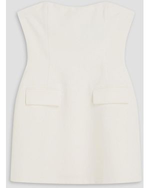 Odd Muse Strapless Crepe Mini Dress - Natural