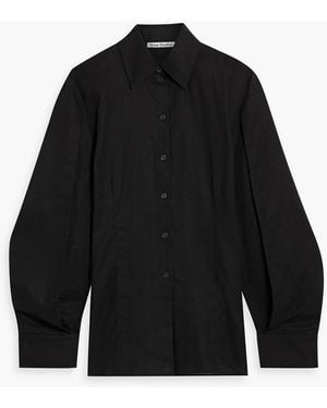 Acne Studios Cotton-twill Shirt - Black
