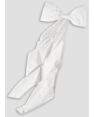 Maison Michel Big Wicole Taffeta Headpiece - White