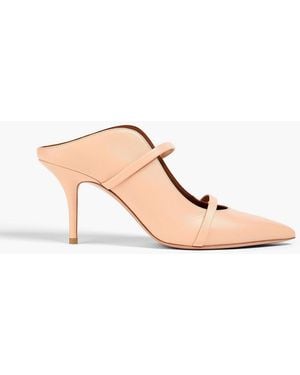 Malone Souliers Maureen Leather Mules - Pink