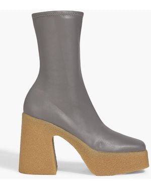 Stella McCartney Skyla Platform Ankle Boots - Gray