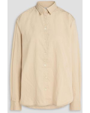 TOTEME Cotton-Blend Shirt - Natural