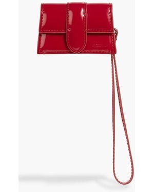 Jacquemus Le Porte Bambino Leather Airpods Case - Red