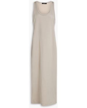 A.Emery Ilka French Terry Midi Dress - White