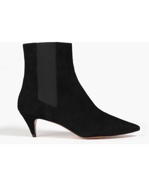 Ba&sh Chelsea Suede Ankle Boots - Black