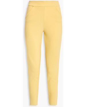La Petite Robe Di Chiara Boni Colleen Stretch-Jersey Slim-Leg Pants - Yellow