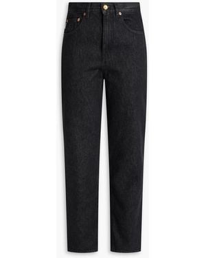 Blazé Milano Clapotis Paso Mid-rise Straight-leg Jeans - Black