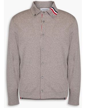 Thom Browne Mélange Wool Shirt - Grey