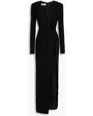 Monot Robe aus crêpe mit cut-outs - Schwarz