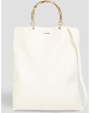 Jil Sander Leather Tote - Natural