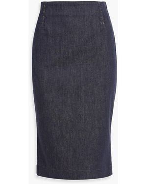 Tom Ford Denim Pencil Skirt - Blue