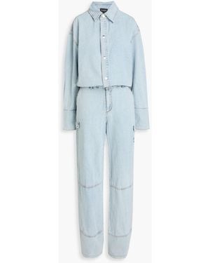 retroféte Russo Denim Jumpsuit - Blue