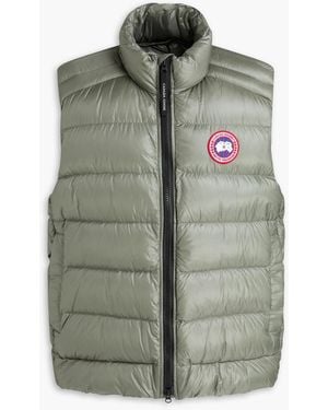 Canada Goose Crofton Quilted Ripstop Down Vest - Green